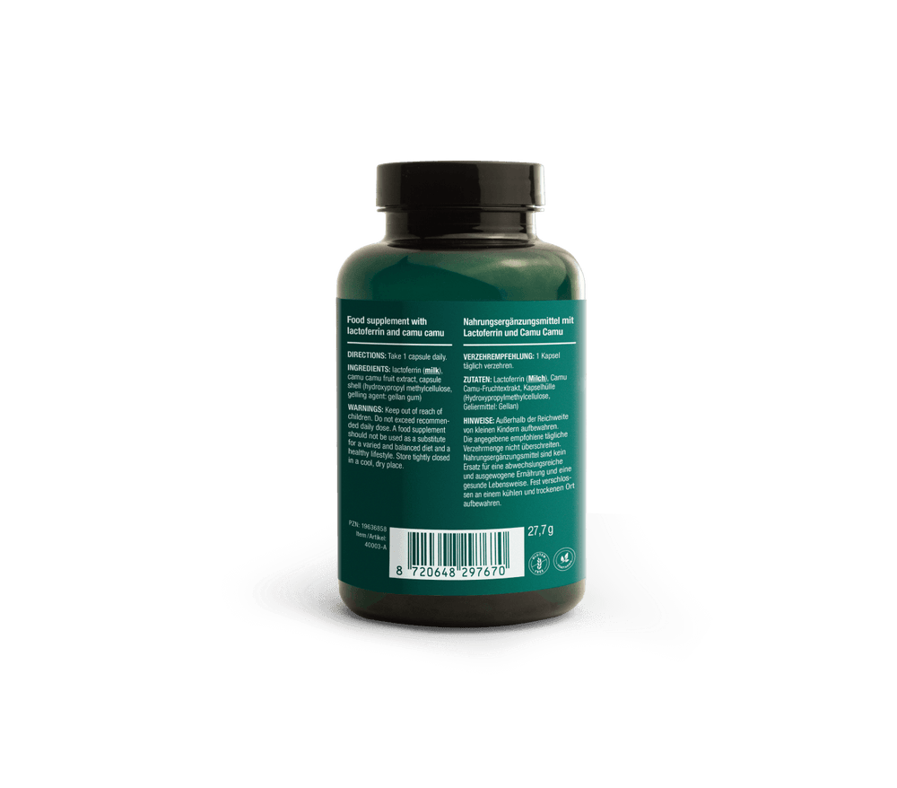 Buy Lactoferrin + 200 mg | 60 Capsules Ireland online