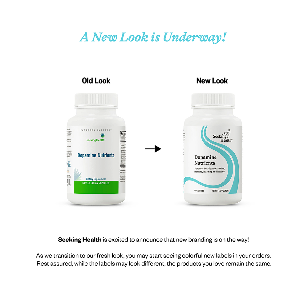 Dopamine Nutrients | 60 Capsules | Seeking Health Ireland