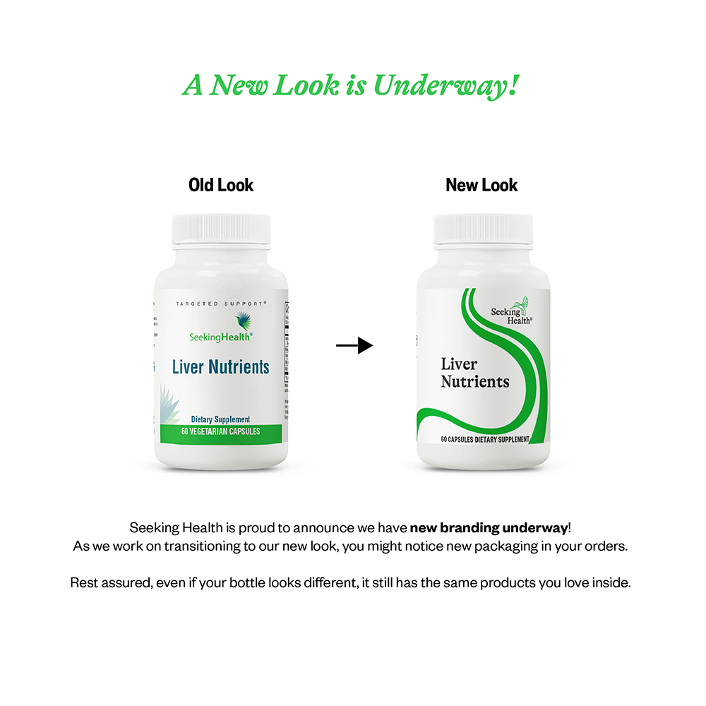 Liver Nutrients | 60 Capsules | Seeking Health Ireland