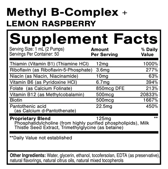 Methyl B Complex 50ml | Quicksilver Scientific Ireland