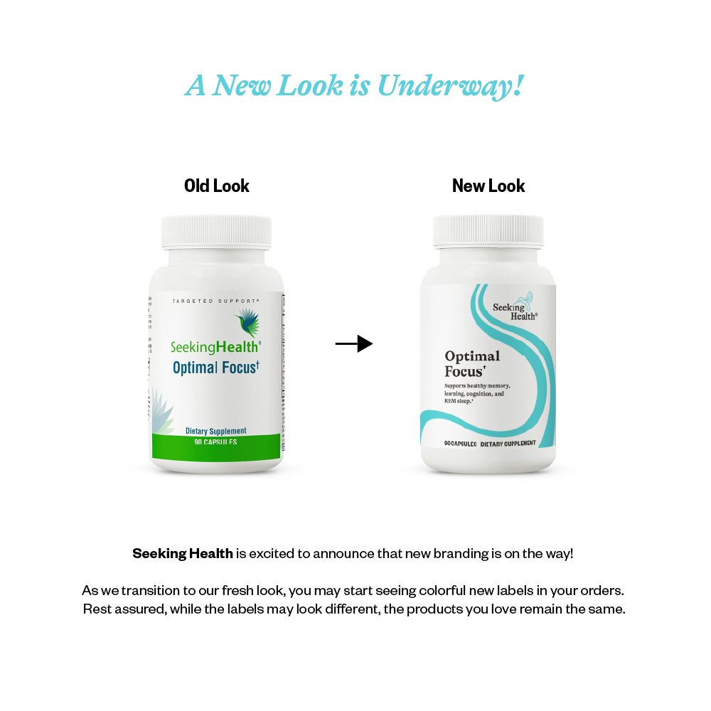 Optimal Focus 90 capsules | Seeking Health Ireland
