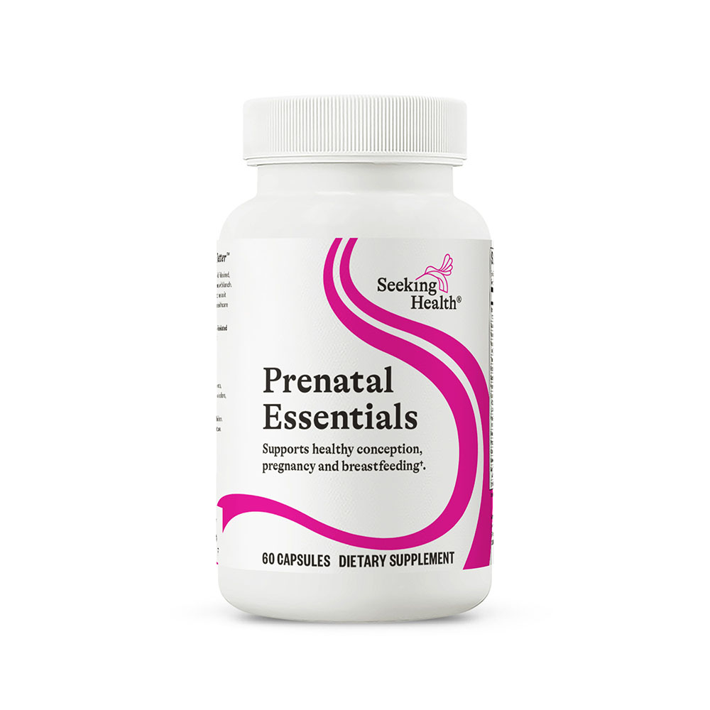 Buy Prenatal Essentials | 60 capsules | Seeking Health Ireland
