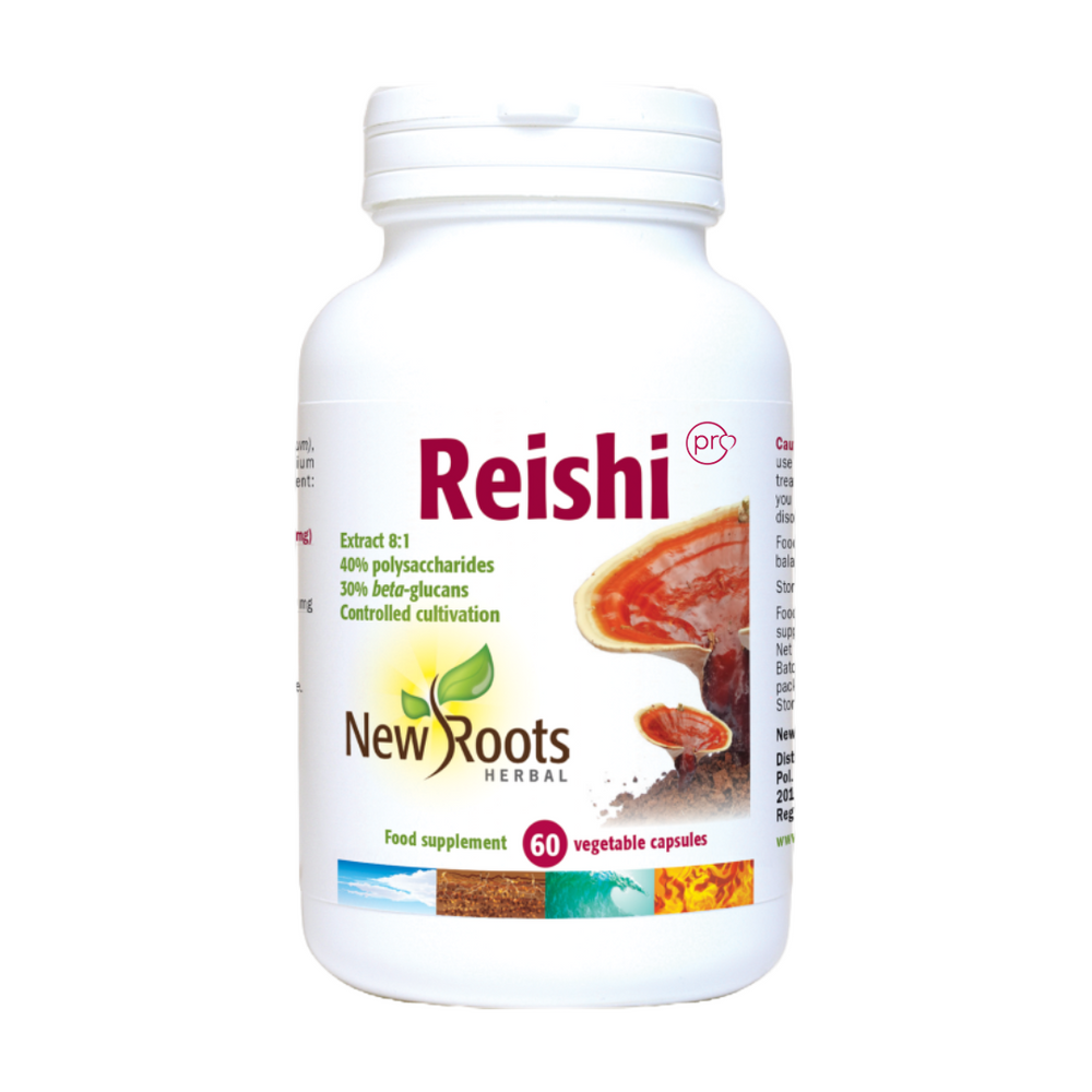 Reishi | 500mg | 60 Capsules | New Roots Herbal Ireland