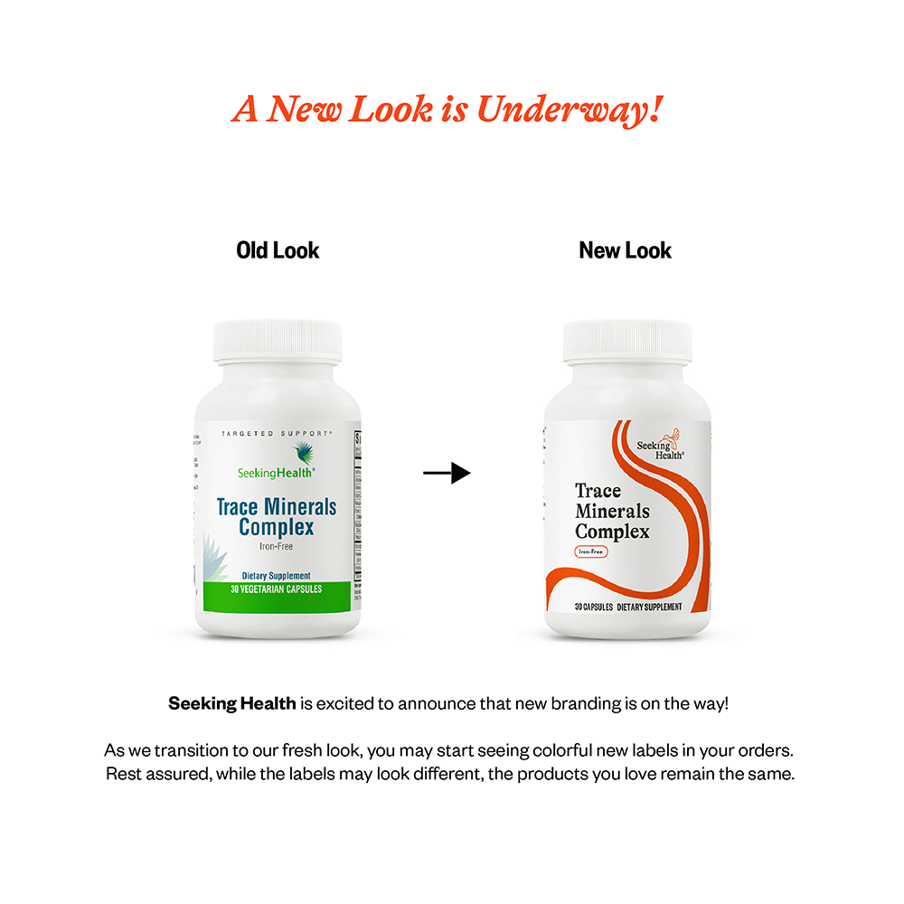 Buy Trace Minerals Complex | Iron Free | 30 Capsules | Seeking Health Ireland