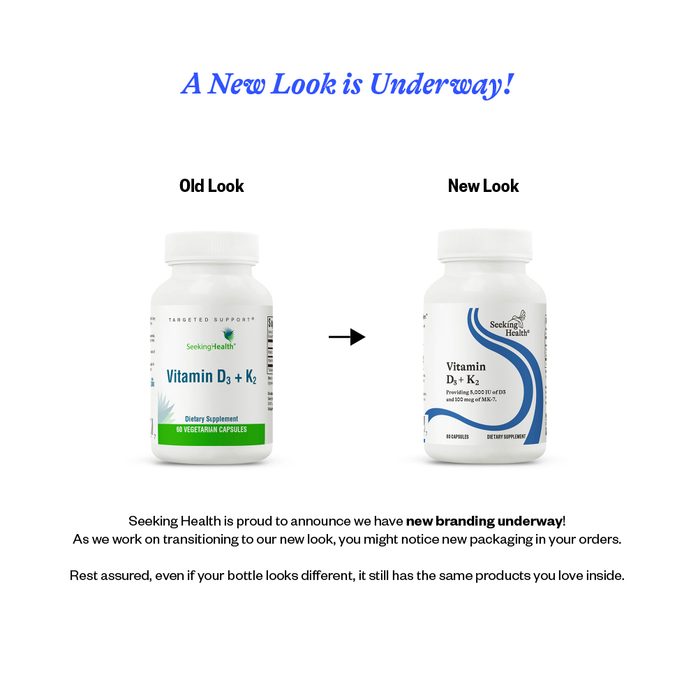 Buy Vitamin D3 + K2 | 60 Capsules | Seeking Health Ireland