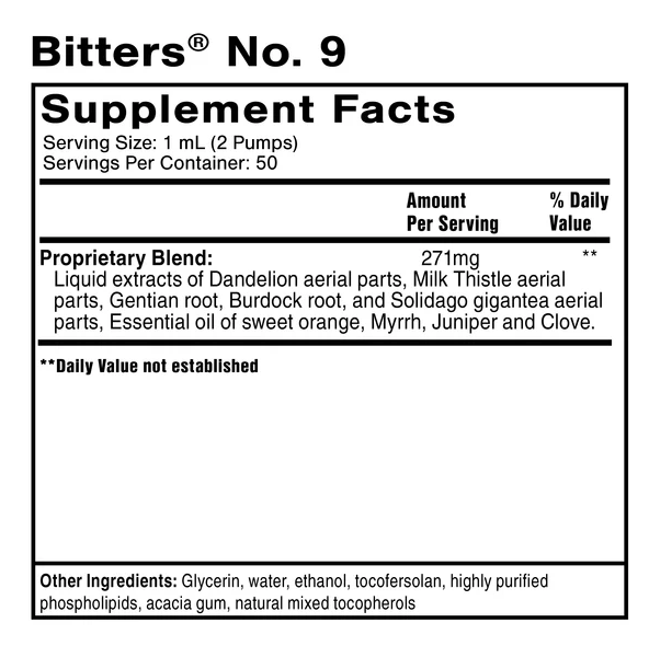 Buy Dr Shades Bitters no.9 50ml | Quicksilver Scientific Ireland