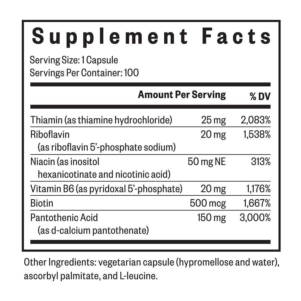 B Minus | 100 Capsules | Seeking Health Ireland