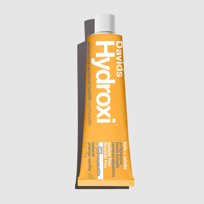 Davids Hydroxi kids & adults | nano-hydroxyapatite premium toothpaste | orange vanilla