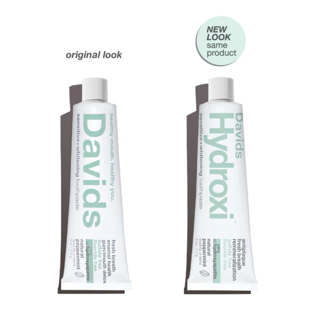 Davids sensitive + whitening | nano hydroxyapatite premium toothpaste | Peppermint 113g | Ireland
