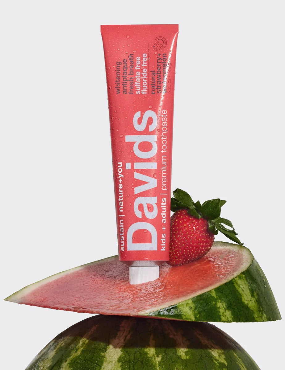 Buy Davids Premium Toothpaste | Kids & Adults | Strawberry Watermelon