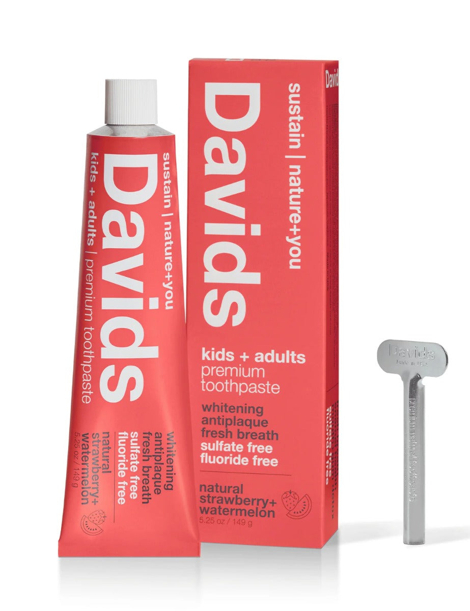 Buy Davids Premium Toothpaste | Kids & Adults | Strawberry Watermelon
