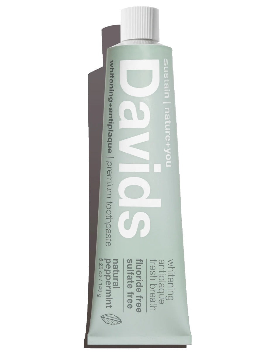 Buy Davids Premium Toothpaste | Whitening + Antiplaque  Peppermint