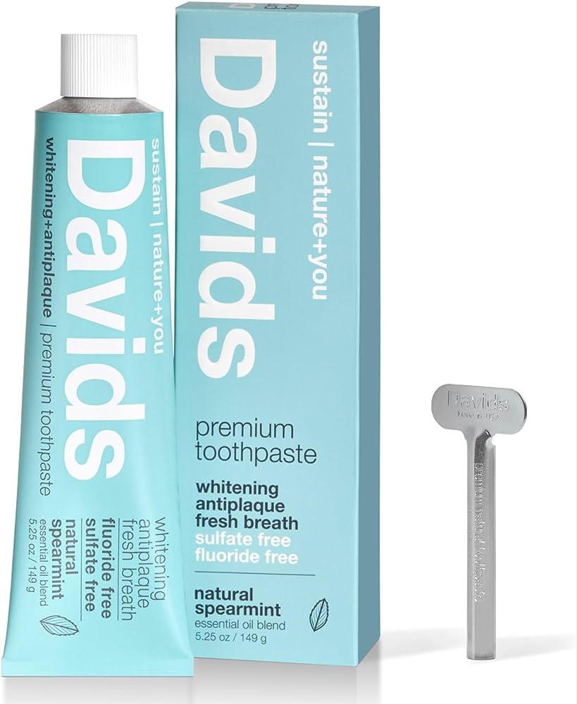 Buy Davids Premium Toothpaste | Whitening + Antiplaque SPEARMINT