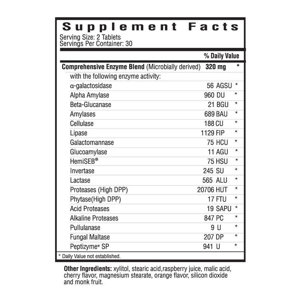 Digestive Enzymes Chewable tablets | Seeking Health Ireland