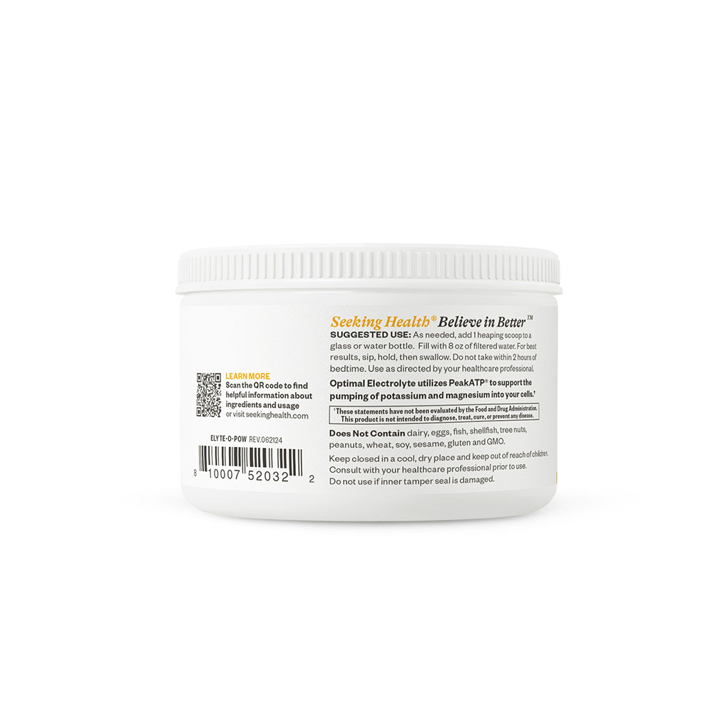 Buy Optimal Electrolyte Orange - 190.8g - Seeking Health Ireland