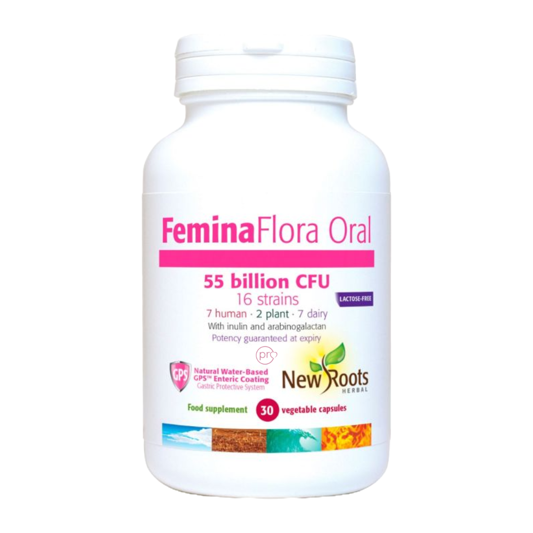 Femina Flora Oral | 30 enteric coated veg capsules | New Roots Herbal Ireland