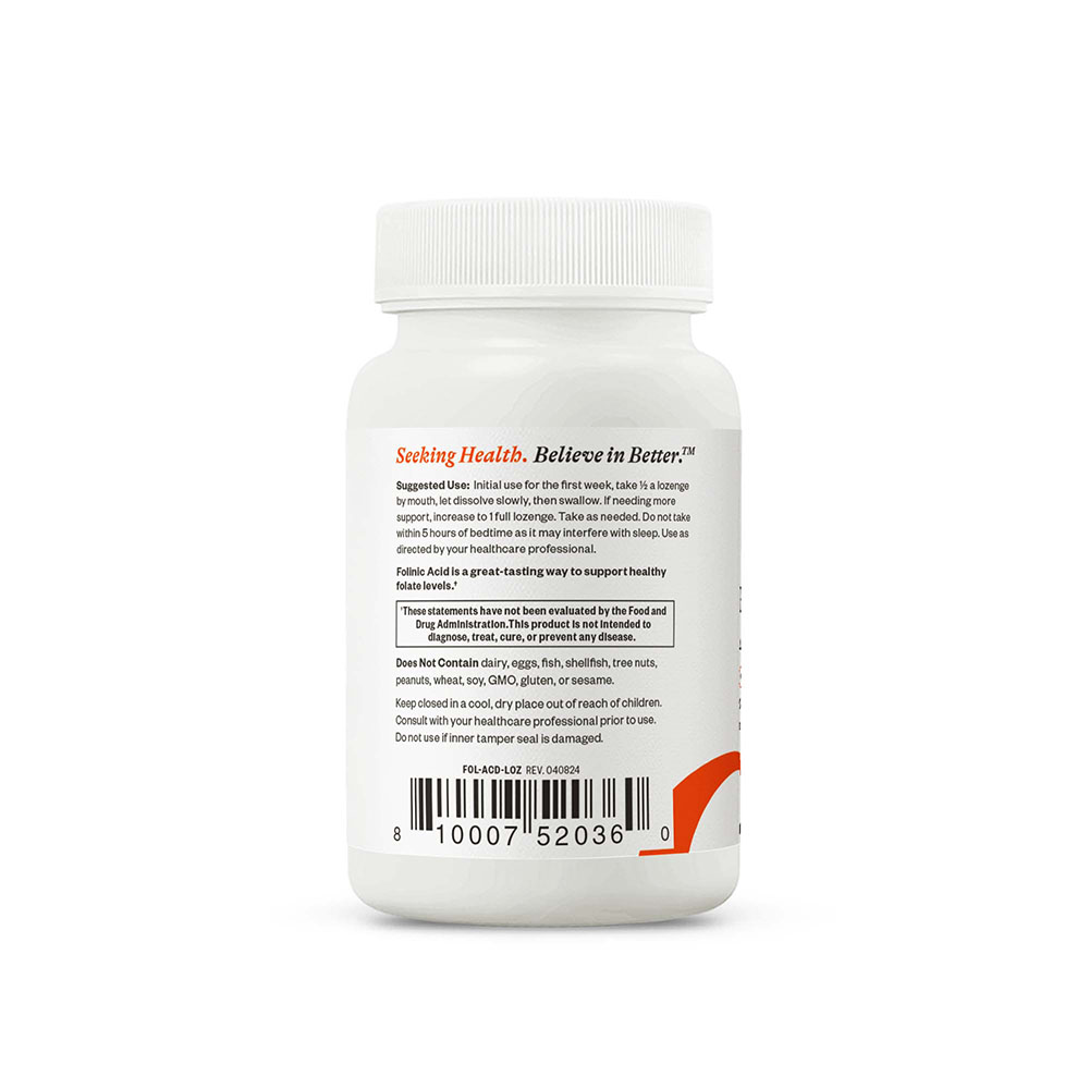 Folinic Acid Lozenges | Seeking Health Ireland