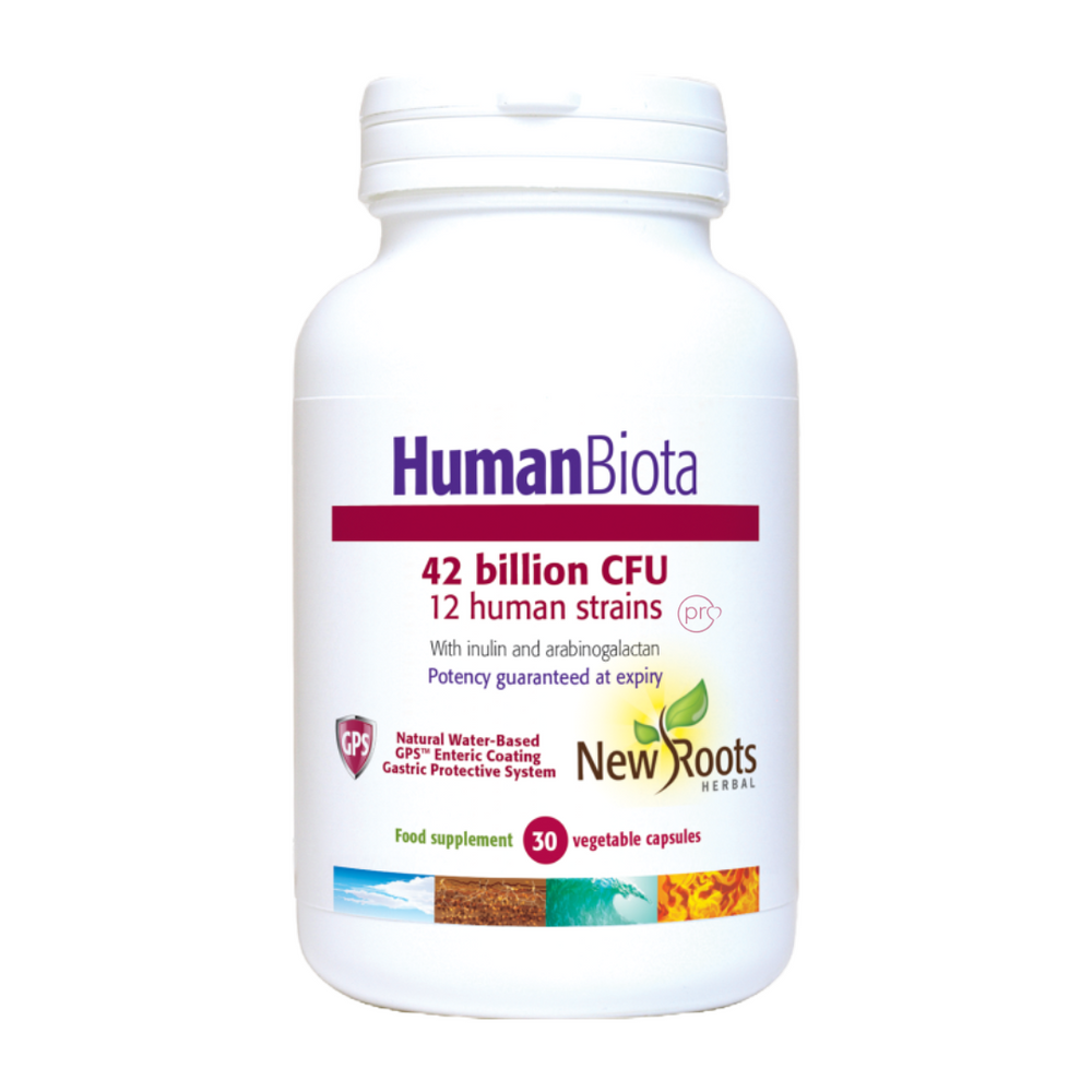 Human Biota | 30 vegetable capsules | New Roots Herbal Ireland