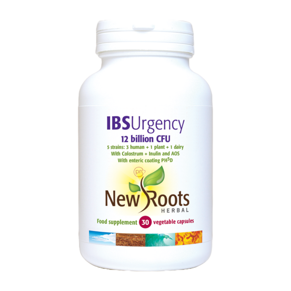 IBS Urgency | 30 PH5D enteric coated vegetable capsules | New Roots Herbal Ireland