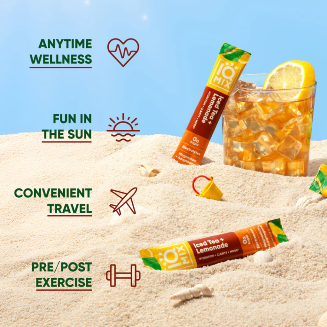 IQMIX Iced Tea & Lemonade | 20 Electrolyte Hydration Sachets