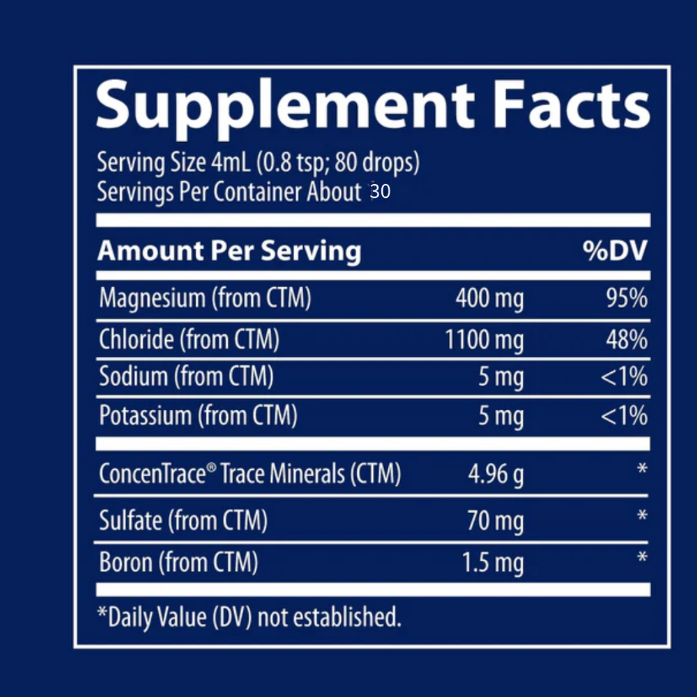 Buy Liquid Ionic Magnesium (400mg) | Trace Minerals | 4oz - 118ml Ireland