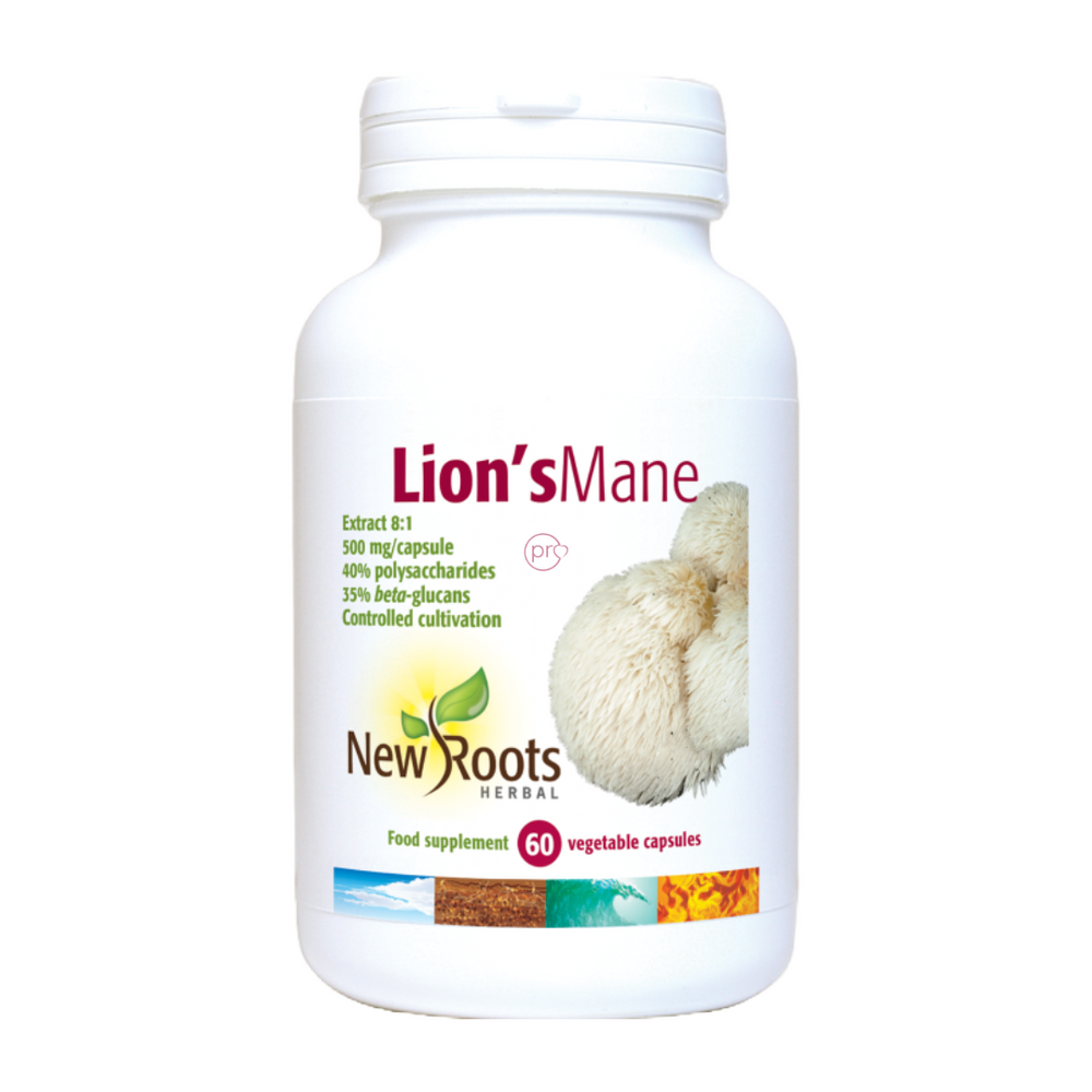 Lion's Mane capsules - New Roots Herbal Ireland