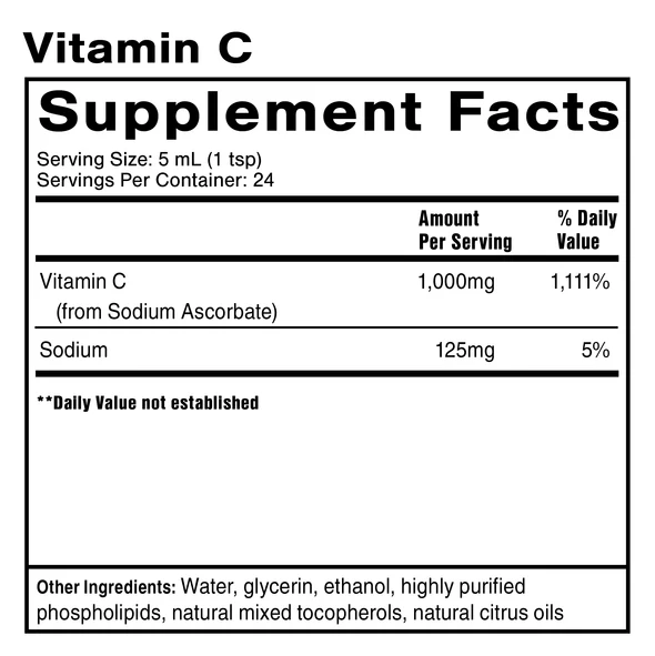 Liposomal Vitamin C 120ml | Quicksilver Scientific Ireland