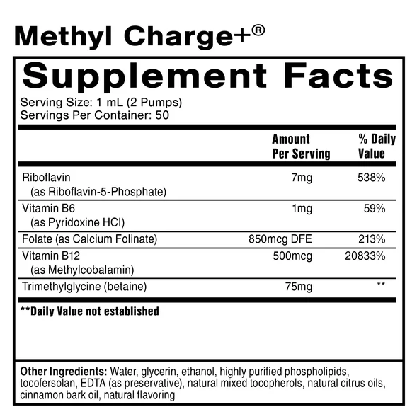 Methyl Charge 50ml | Quicksilver Scientific Ireland