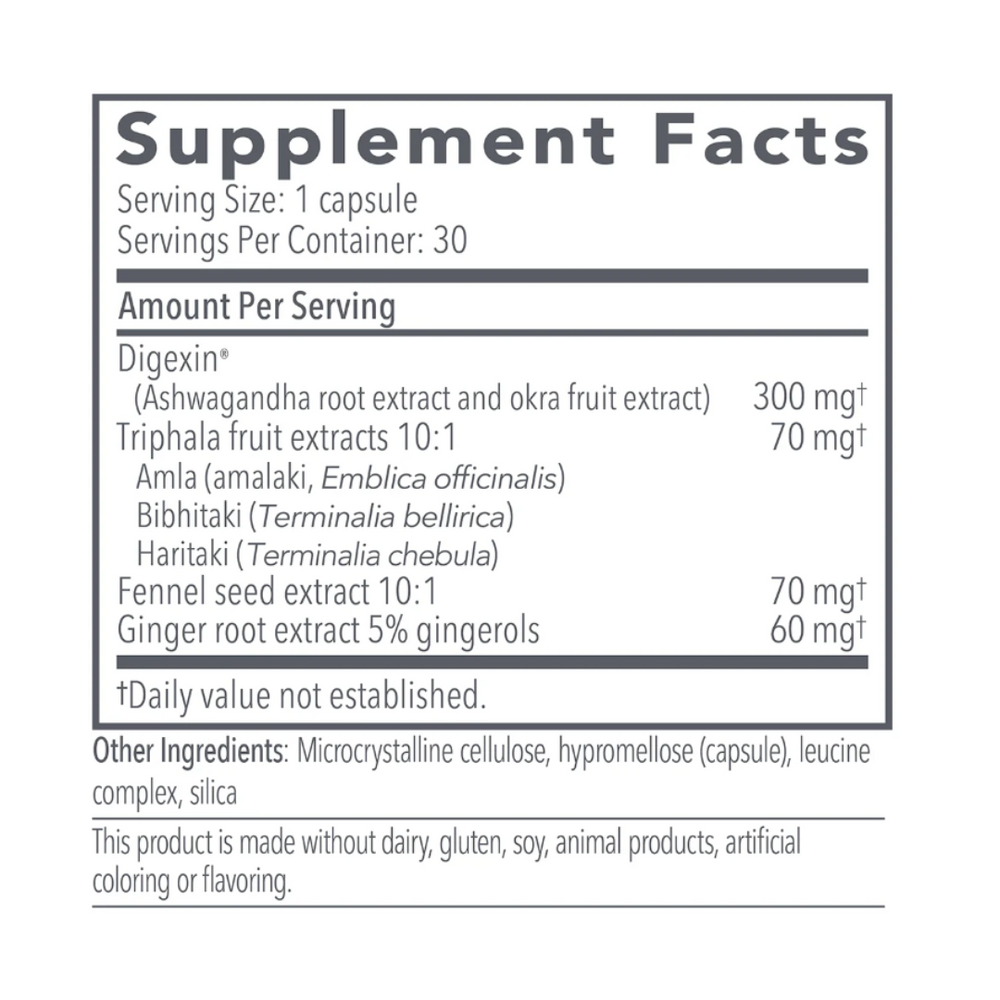 Motility Assist - Botanical Regularity Formula with Digexin® - 30 Capsules