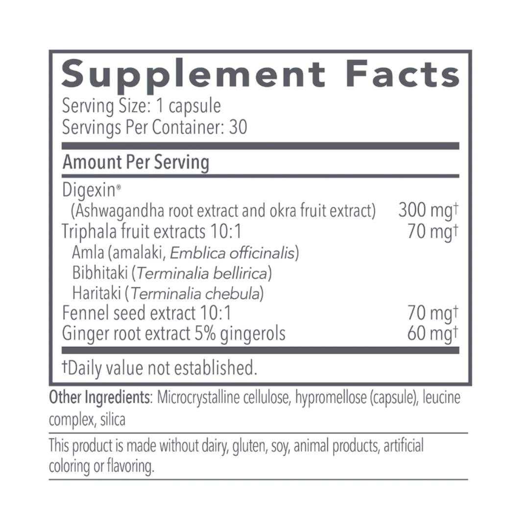 Motility Assist - Botanical Regularity Formula with Digexin® - 30 Capsules