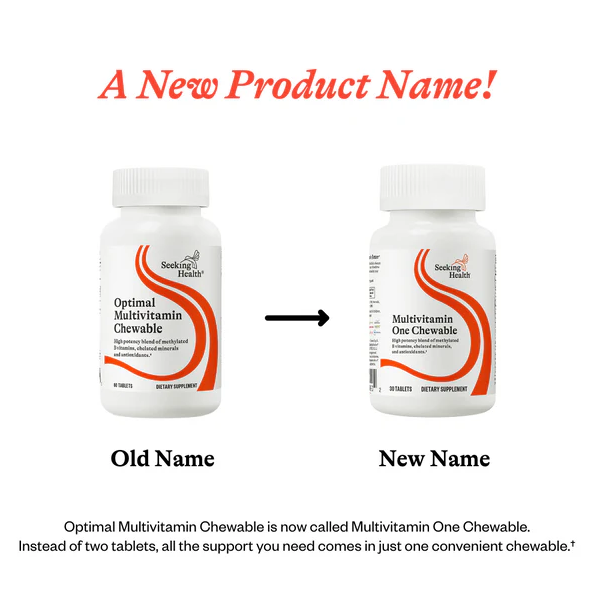 Multivitamin One Chewable | 30 Tablets | Seeking Health Ireland