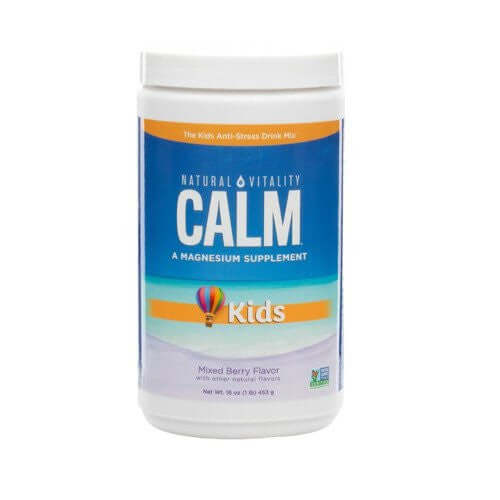 buy Natural Vitality CALM Kids Magnesium Powder | Berry Flavour | 453 grams online uk