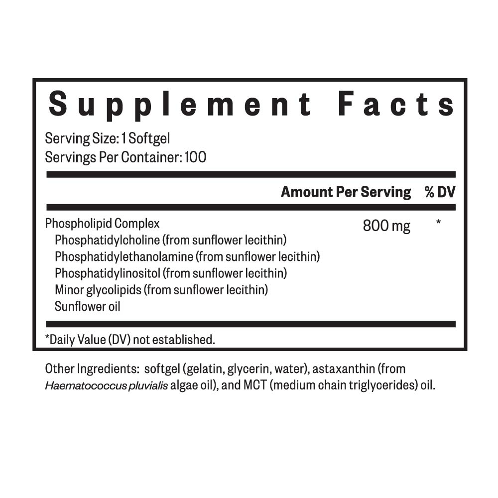 Buy Optimal PC | Phospholipid Complex - 100 Softgels | Seeking Health Ireland