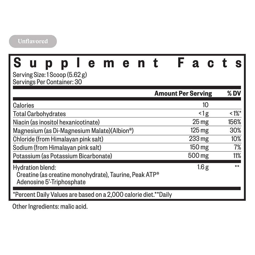 Buy Optimal Electrolyte Unflavoured | 168.6g | Seeking Health Ireland