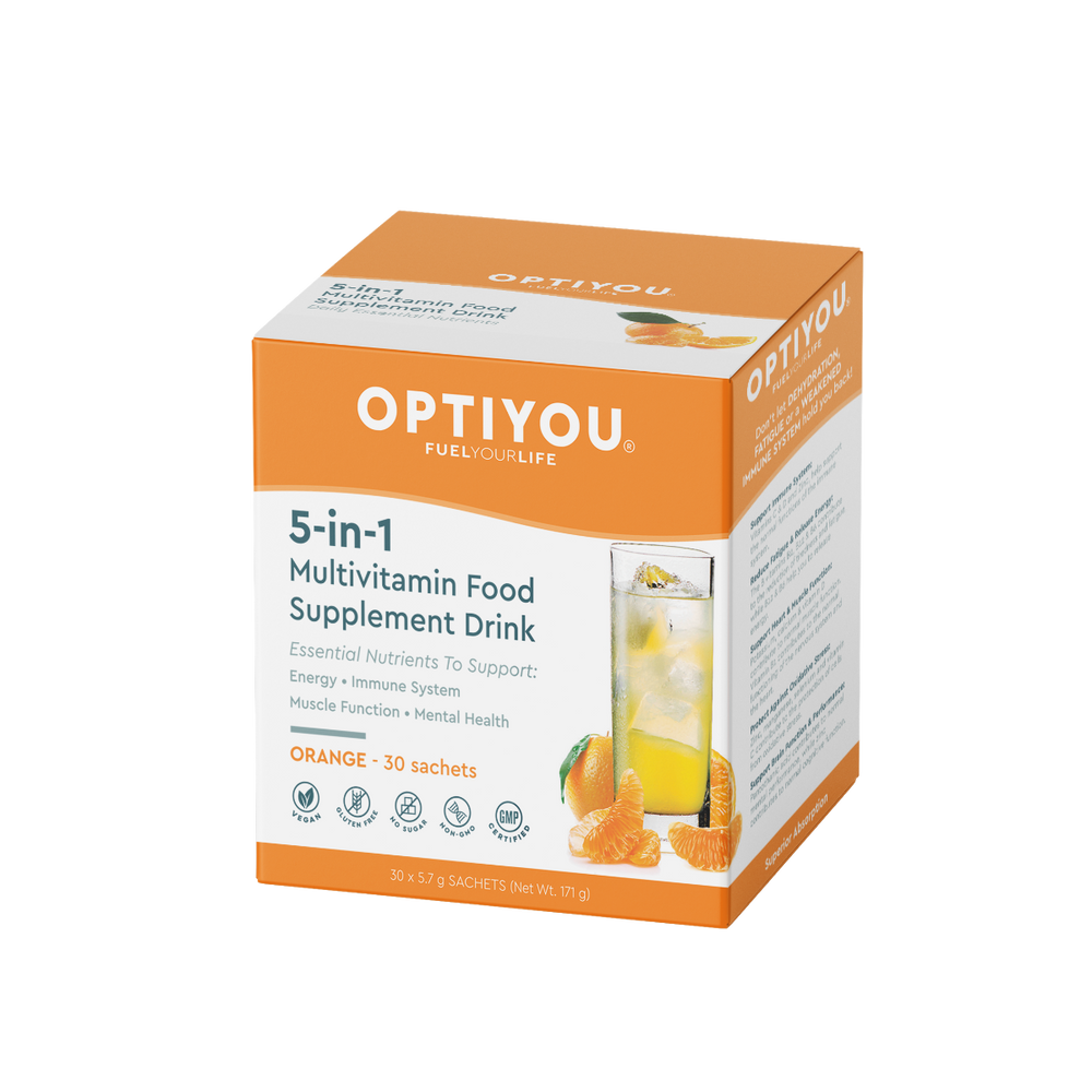 OPTIYOU | Multivitamin | Orange Flavour | 30 sachets