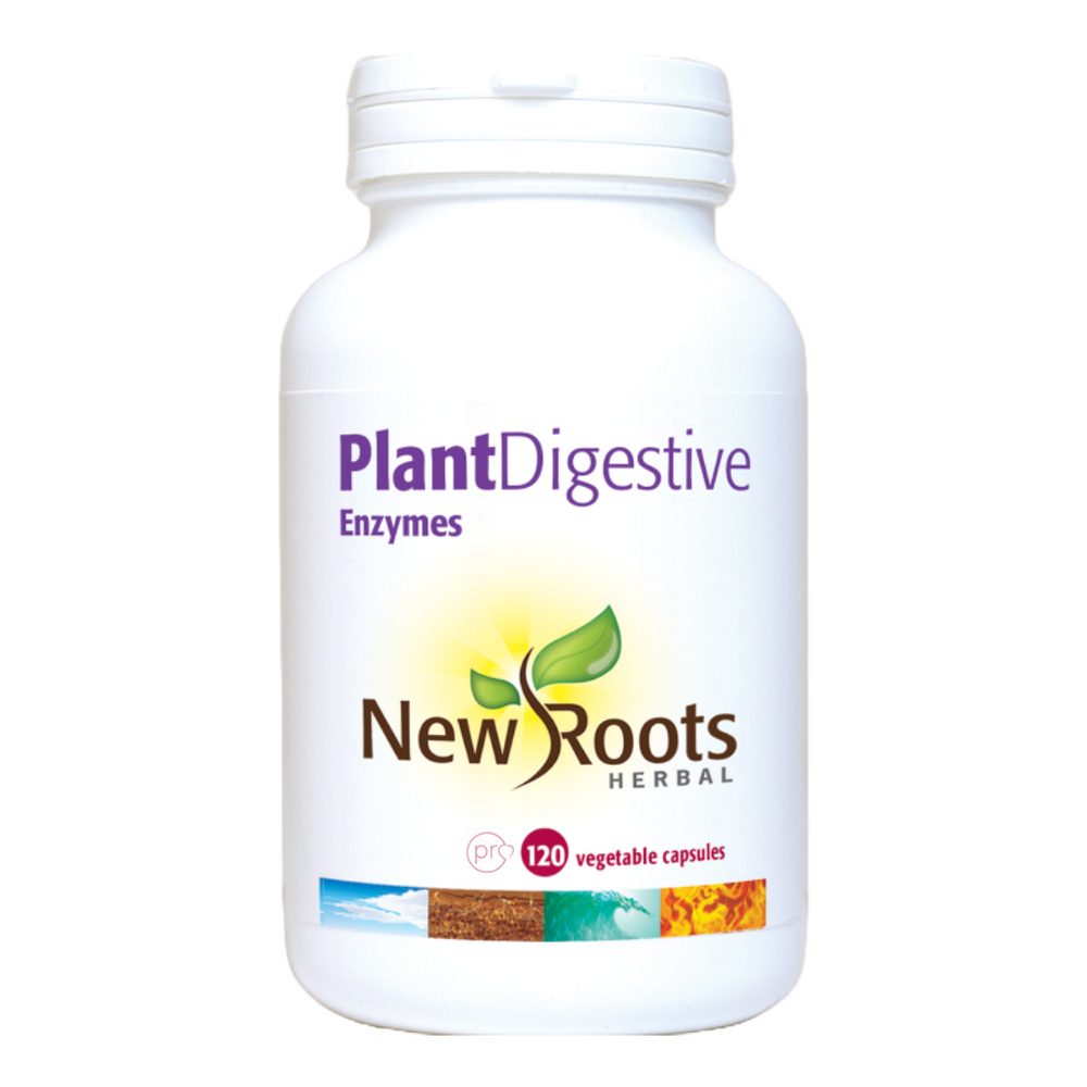 Plant Digestive Enzymes | 120 Capsules | New Roots Herbal Ireland