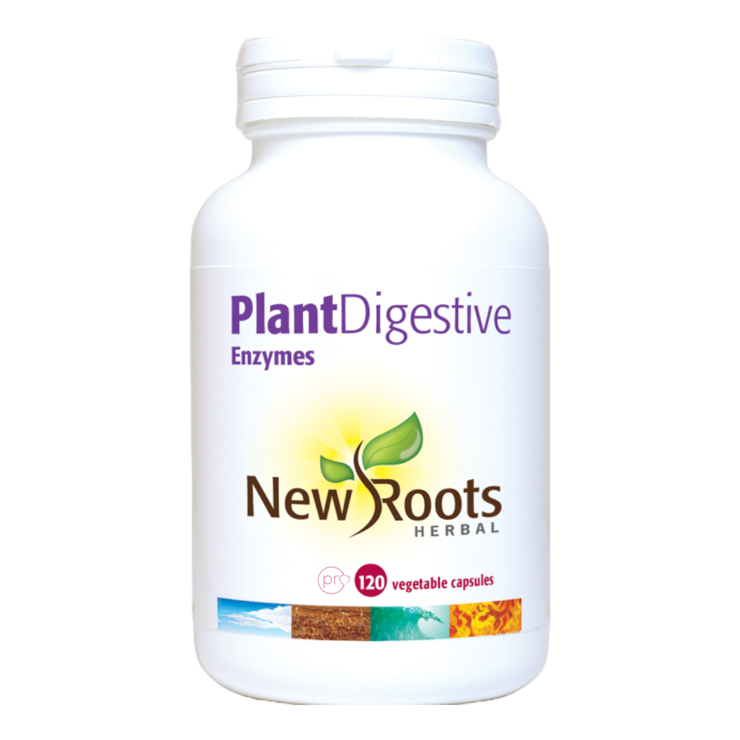 Plant Digestive Enzymes | 120 Capsules | New Roots Herbal Ireland