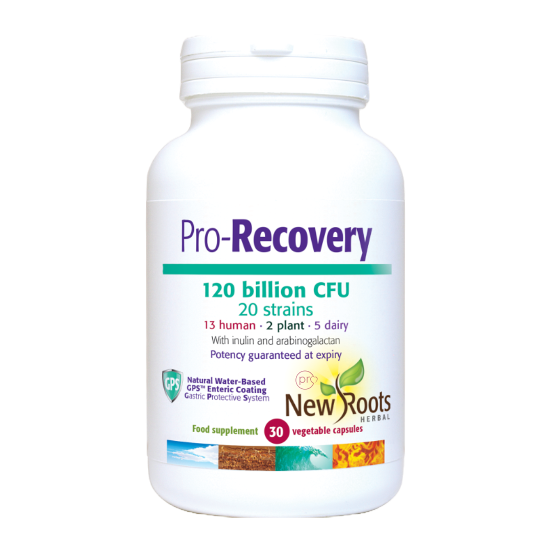 Pro Recovery | 120 Billion CFU | 30 Capsules | New Roots Herbal Ireland