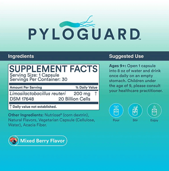 Buy Pyloguard | Postbiotic | 30 Capsules Microbiome Labs Ireland online