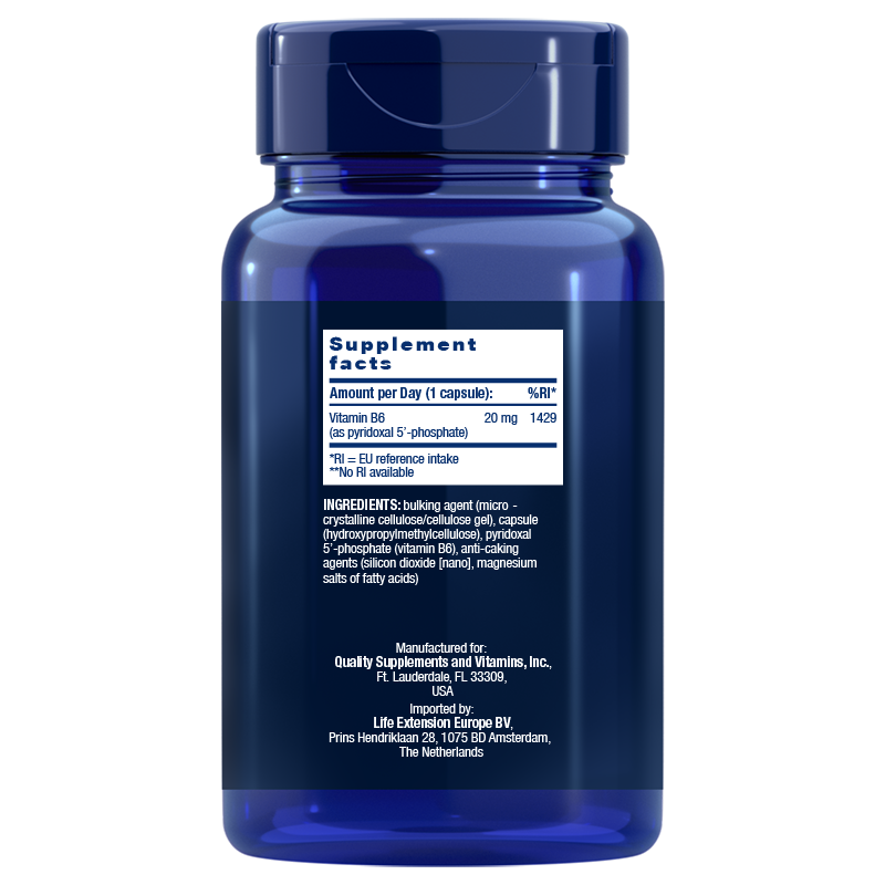 Pyridoxal 5'- Phosphate | 150 Veg Caps