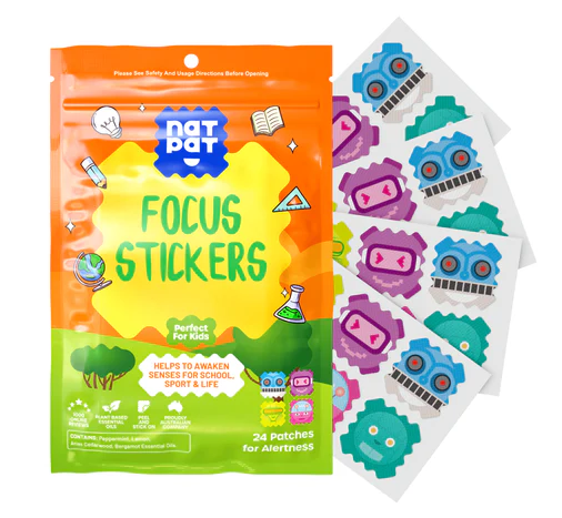 Focus Stickers for kids from the Natural Patch co Ireland