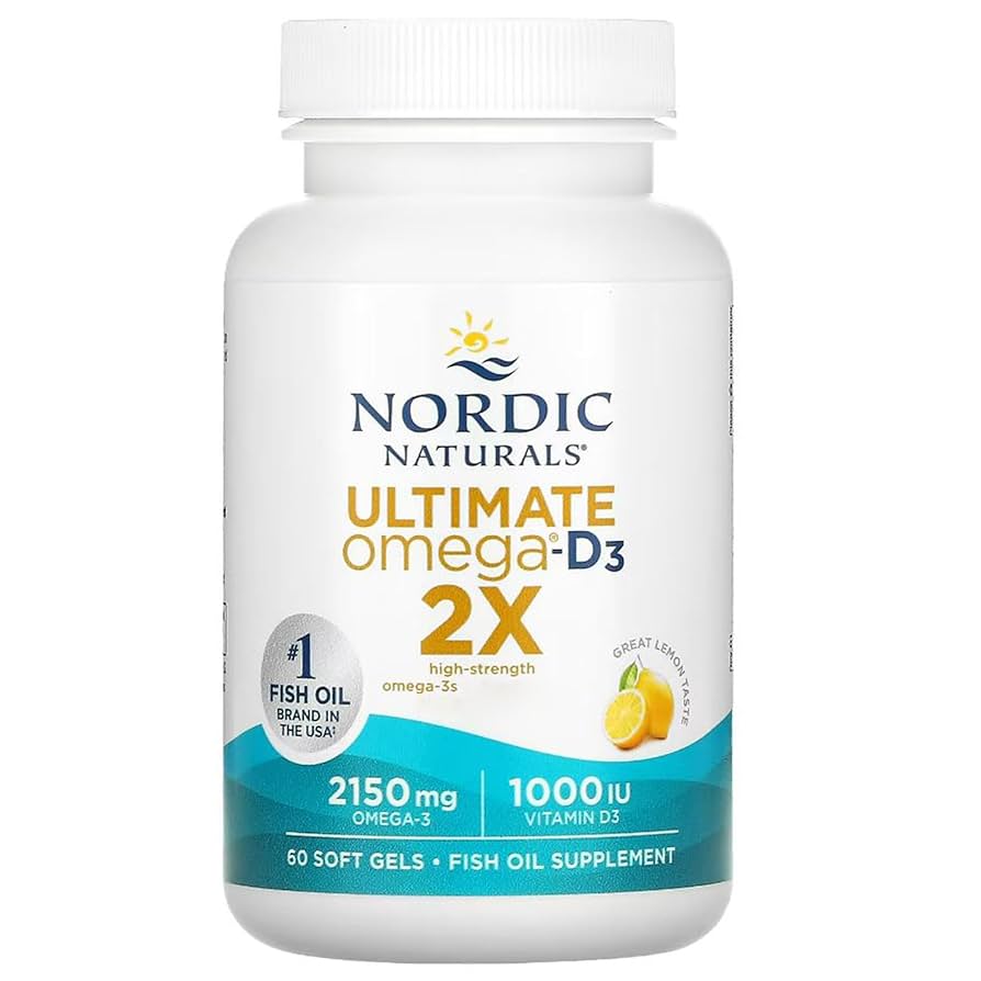Ultimate Omega 2X with Vitamin D3 | 60 Softgels