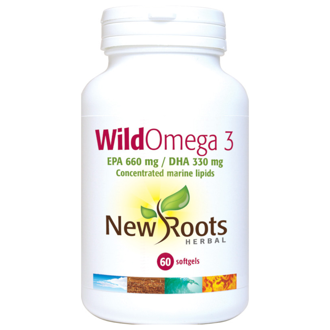 Wild Omega-3 | 60 Soft Gels | New Roots Herbal Ireland