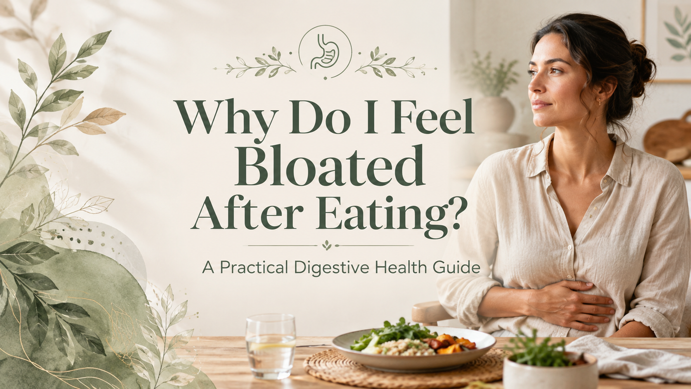 Why Do I Feel Bloated After Eating? A Practical Digestive Health Guide