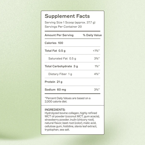 Amy Myers Paleo Protein | Strawberries & Cream | 20 Servings - Ireland