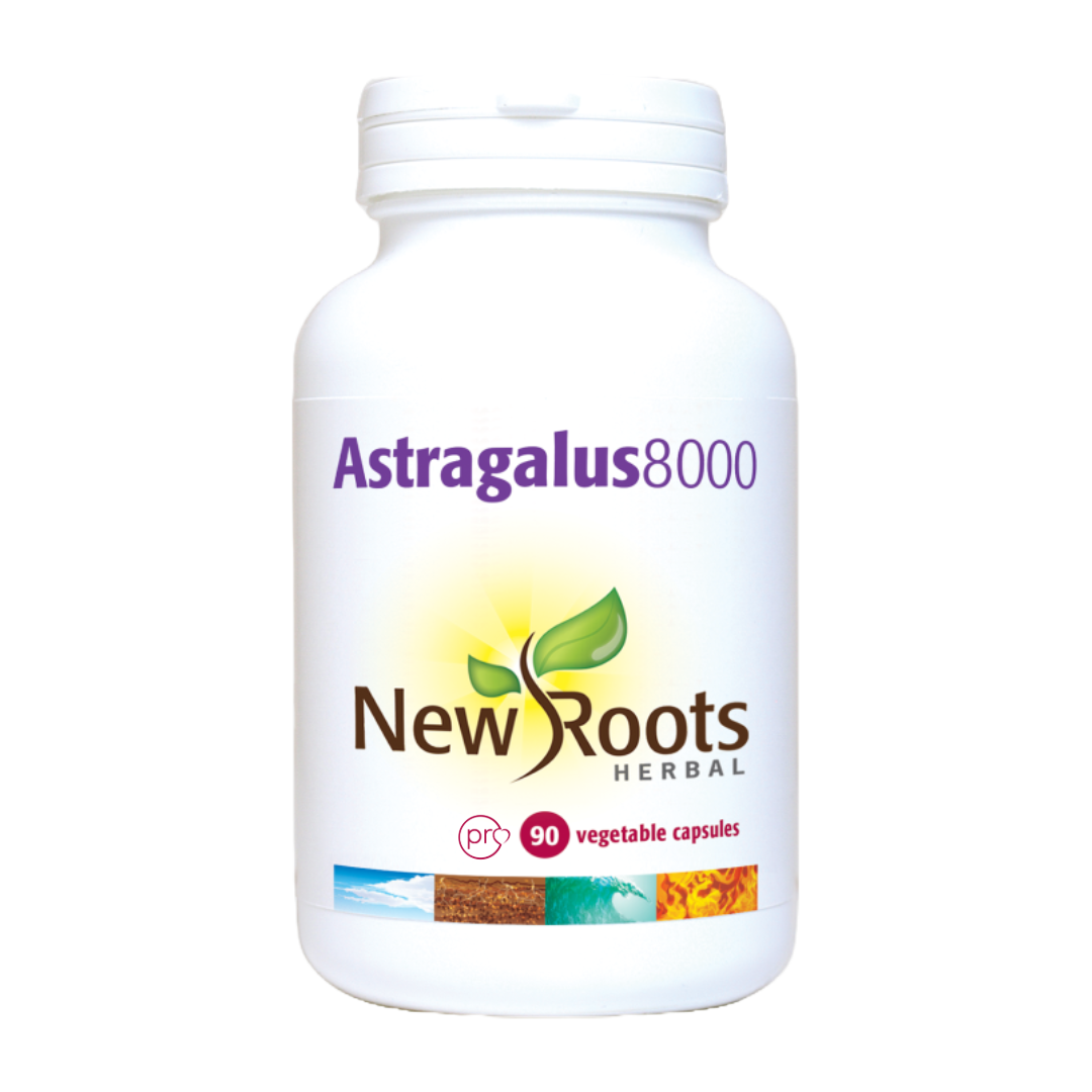 Astragalus 8000 | 500 mg | 90 Capsules | New Roots Herbal Ireland