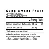 Calcium D-Glucarate - 60 Capsules - Seeking Health Ireland
