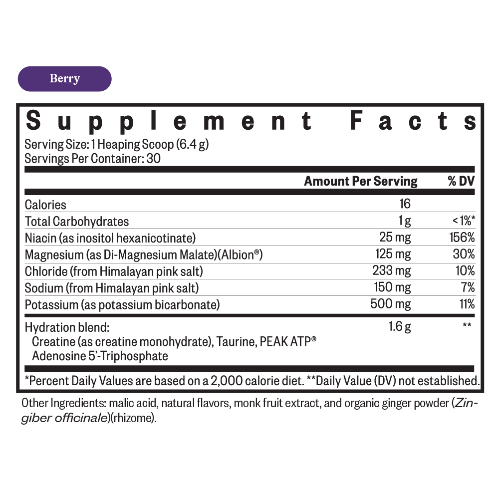 Optimal Electolyte Berry Flavour - 192g Seeking Health Ireland 