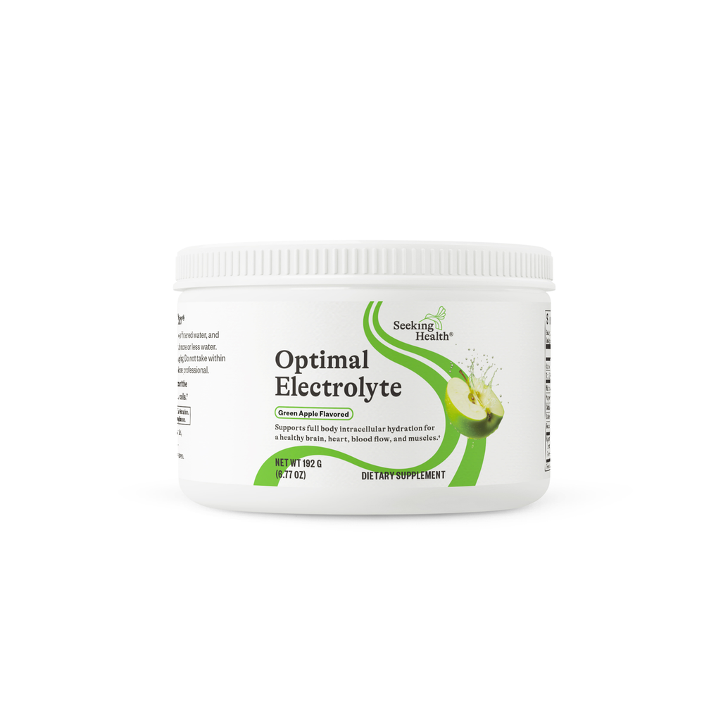 Optimal Electrolyte Green Apple flavour - 30 servings- seeking health Ireland