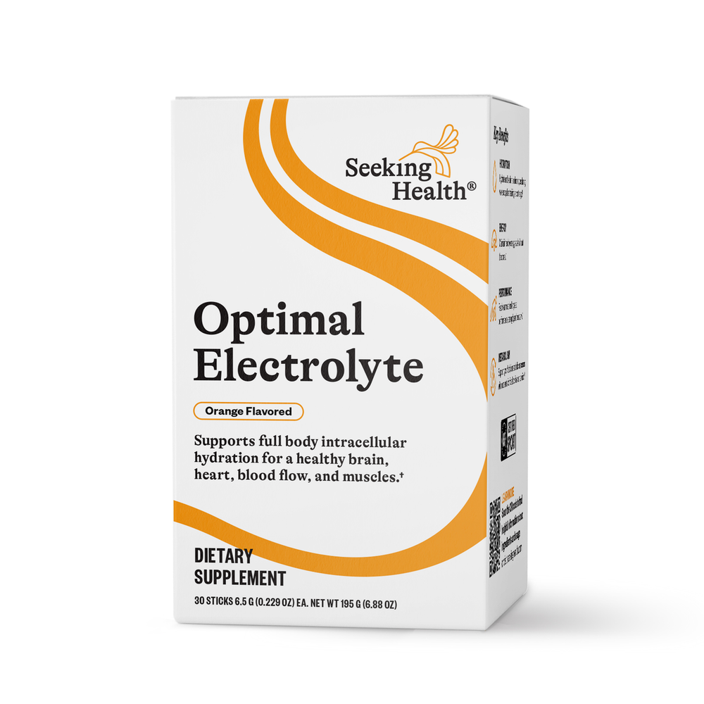 Optimal Electrolyte | Orange | 30 Sticks | Seeking Health